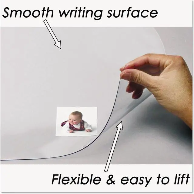 Alt view image 4 of 8 - Artistic KrystalView Desk Pad with Microban 36 x 20 Clear 6060MS