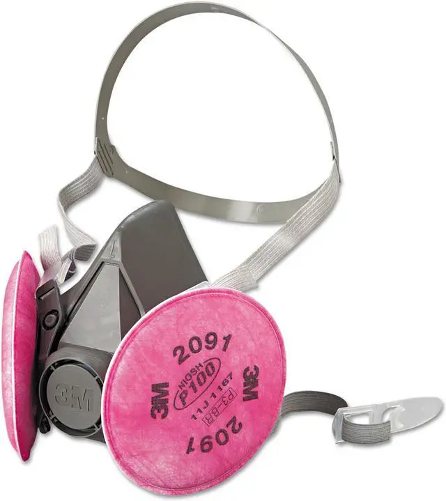 Alt view image 19 of 20 - 3M Half Facepiece Respirator 6000 Series, Reusable
