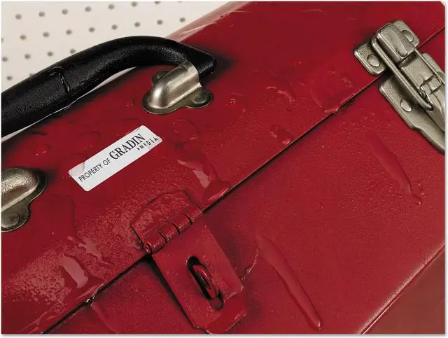 Alt view image 7 of 10 - Avery Durable ID Labels, TrueBlock Technology, Permanent Adhesive, 2/3" x 1-3/4", 3,000 Labels (61533)