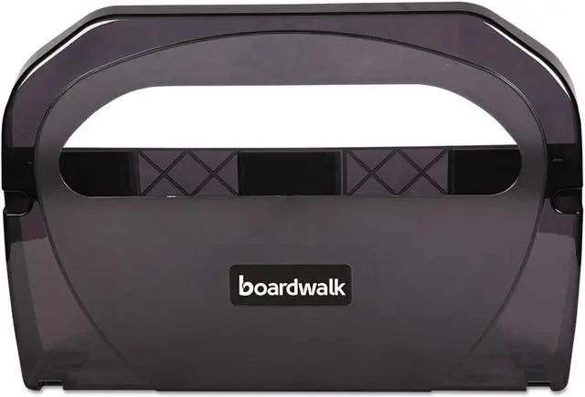 Alt view image 12 of 15 - Toilet Seat Cover Dispenser, Plastic, 17 1/4x3 1/8x11 3/4, Smoke Black, 10/Crtn BWKTS510SBBWEA