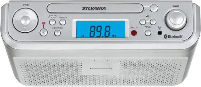 Alt view image 15 of 18 - Sylvania SKCR2713 Under-Counter Bluetooth CD Clock Radio