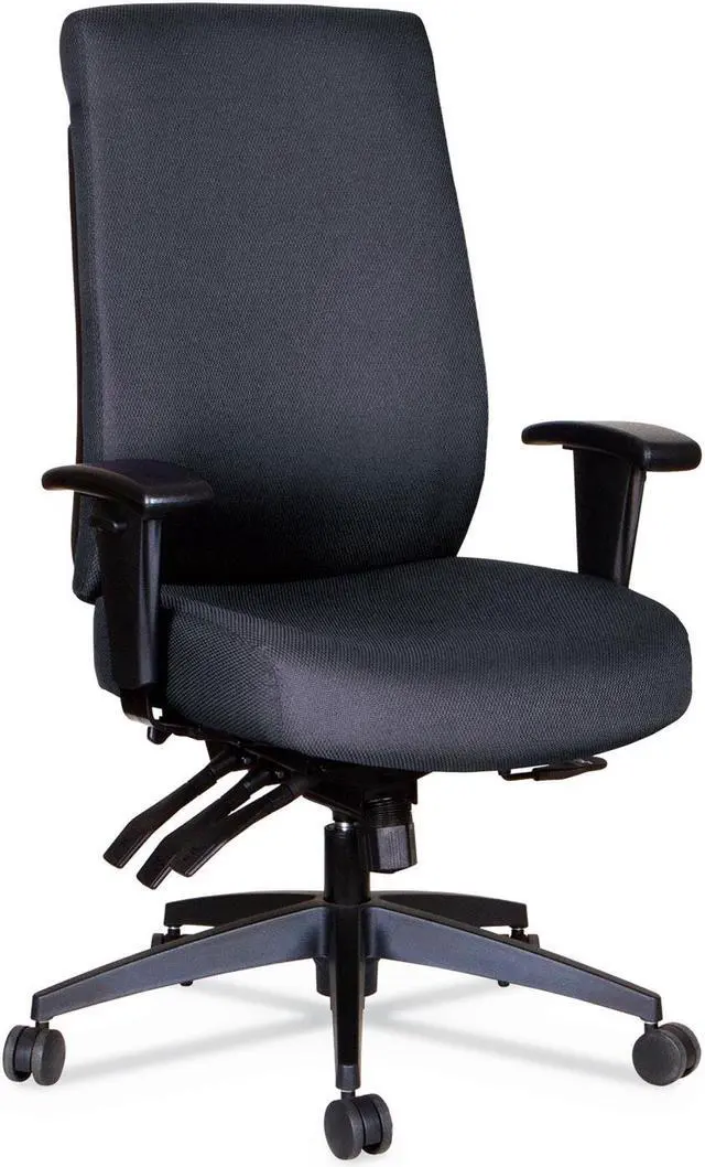 Main image of Alera Wrigley Series 24/7 High Performance High-Back Multifunction Task Chair Black HPT4101