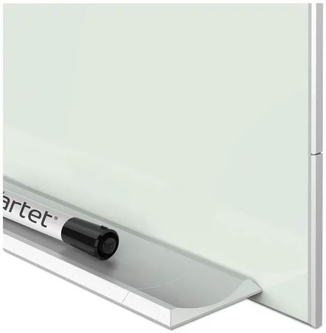 Alt view image 8 of 15 - Quartet G8548E Element Magnetic Glass Dry-erase Board, 85"W x 48"H