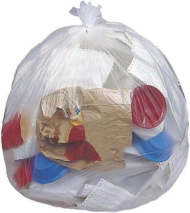 Brighton Professional High Density Trash Bags, Clear, 10 Gallon