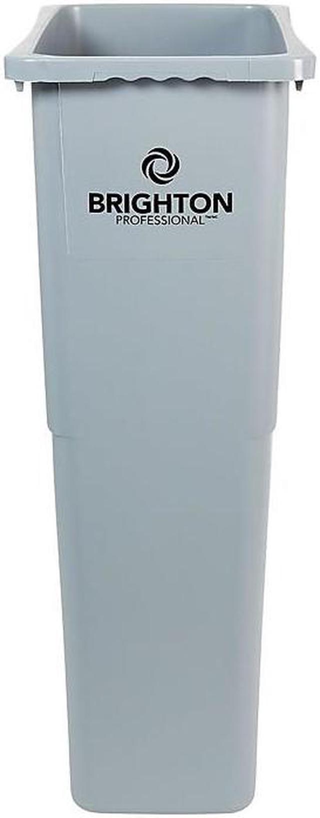 Brighton Indoor Trash Can Without Lid Gray Plastic 23 Gal. (bpr50717)  2625783 : Target