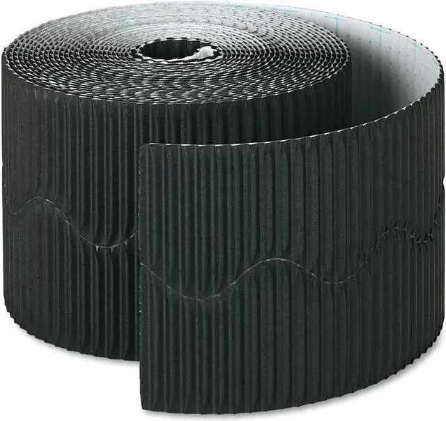 Alt view image 8 of 8 - Pacon Bordette Decorative Border, 2 1/4" X 50' Roll, Black 37306