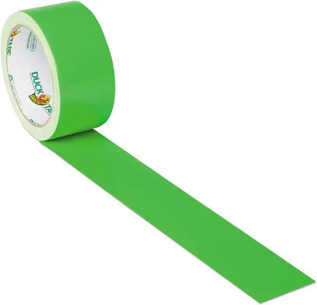 Alt view image 8 of 10 - Colored Duct Tape, 9 mil, 1.88" x 15 yds, 3" Core, Neon Green 1265018
