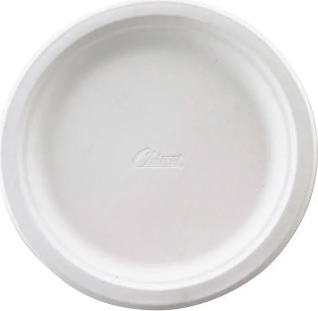 Alt view image 3 of 8 - Huhtamaki Fiber Tableware, Premium Molded, 8-3/4" Plate, 125/Pack, White