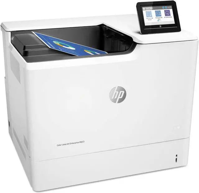 Alt view image 4 of 19 - HP LaserJet Enterprise M653dn Color Laser Printer w/ Auto Duplex, J8A04A