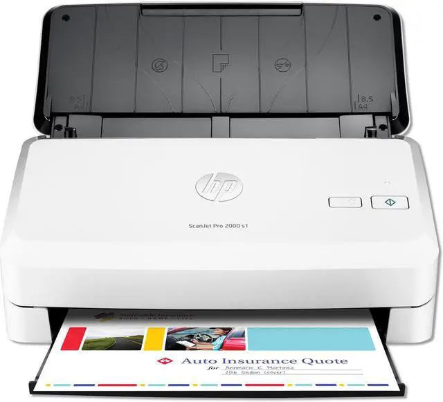 Alt view image 6 of 15 - HP Scanjet Pro 2000 s1 (L2759A#BGJ) Sheet Fed Up to 600 dpi USB Color Document Scanner
