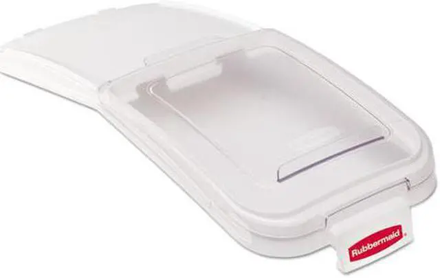Alt view image 2 of 9 - Rubbermaid 29" x 12-1/8" x 2" Polypropylene Storage Bin Lid, White FG9F7700CLR