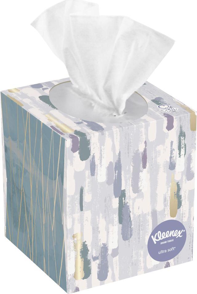 Kleenex Ultra Soft Tissues - 3 Ply - White - Soft, Strong