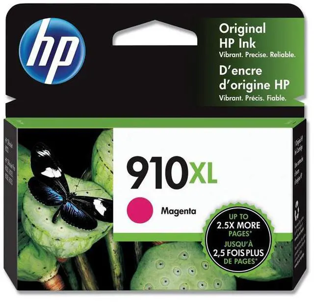 Alt view image 3 of 20 - HP 910XL High Yield Magenta Original Ink Cartridge, ~825 pages, 3YL63AN#140