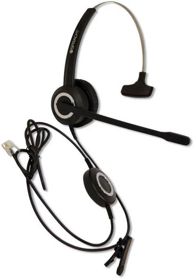 Alt view image 5 of 17 - Zum RJ9M Universal Desktop Headset - Monaural
