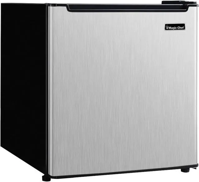 Alt view image 5 of 7 - Magic Chef - MCAR170STE - Magic Chef MCAR170STE 1.7-Cu.-Ft. 90-Watt Stainless Steel Mini Refrigerator