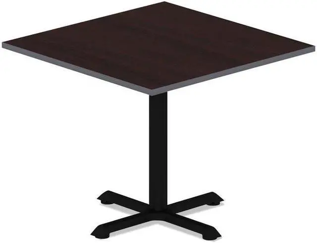 Alt view image 6 of 14 - Reversible Laminate Table Top, Square, 35 1/2 x 35 1/2, Medium Cherry/Mahogany