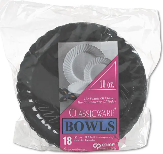 Alt view image 4 of 8 - C-Classicware Plas Dnnr Plt 10.25In Bla 8/18