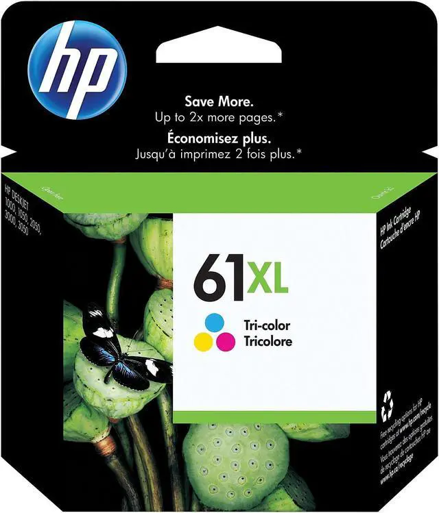 Alt view image 5 of 13 - HP 61XL Original Ink Cartridge - Cyan, Magenta, Yellow