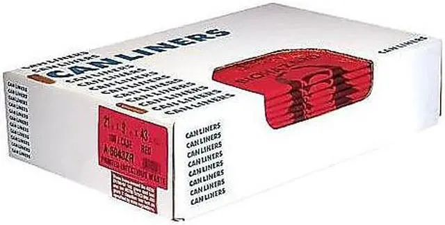 Alt view image 2 of 3 - Heritage 30 Gal. Biohazard Liners Red 43"L x 30"W 342596