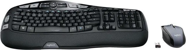 Alt view image 9 of 19 - Logitech MK570 Wireless Keyboard and Optical Mouse
