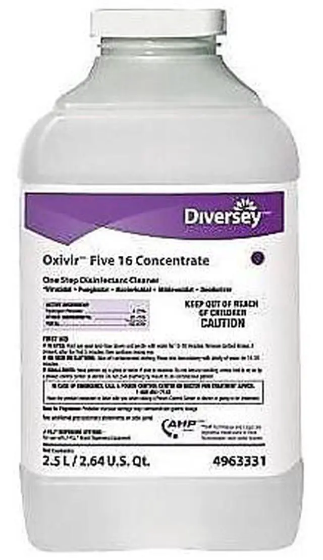 Alt view image 4 of 4 - DIVERSEY 4963331 Cleaner and Disinfectant,PK2