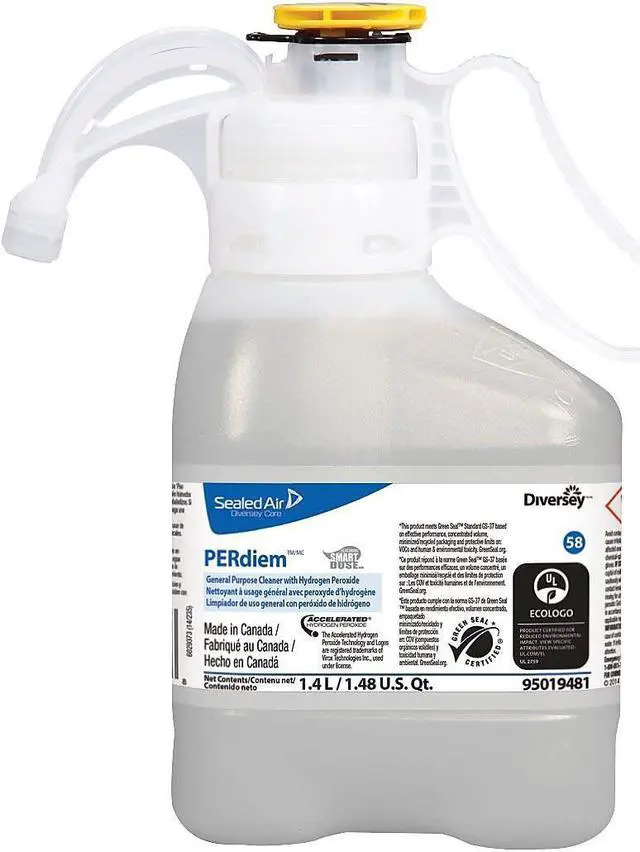 Alt view image 3 of 3 - Diversey All Purpose Cleaner For Use With SmartDose Chemical Dispenser, 2 PK