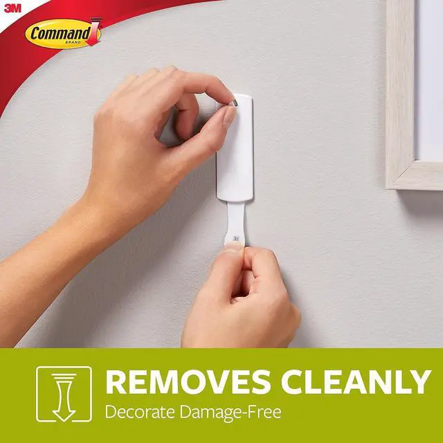 Alt view image 11 of 20 - 3M 17040 Command Sawtooth Picture Hanger 1 hook, 2 strips