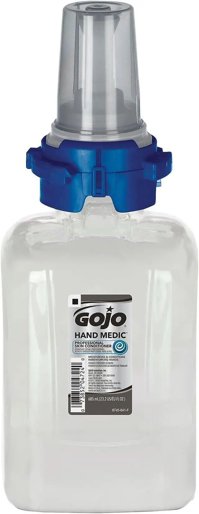 Alt view image 4 of 14 - GOJO 8745-04 Skin Conditioner, Hand Medic Series, Cartridge, 685 mL, Liquid,