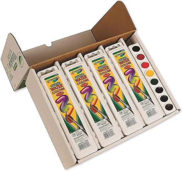 Alt view image 9 of 15 - Crayola Classpack Washable Painting Kit 53-8101