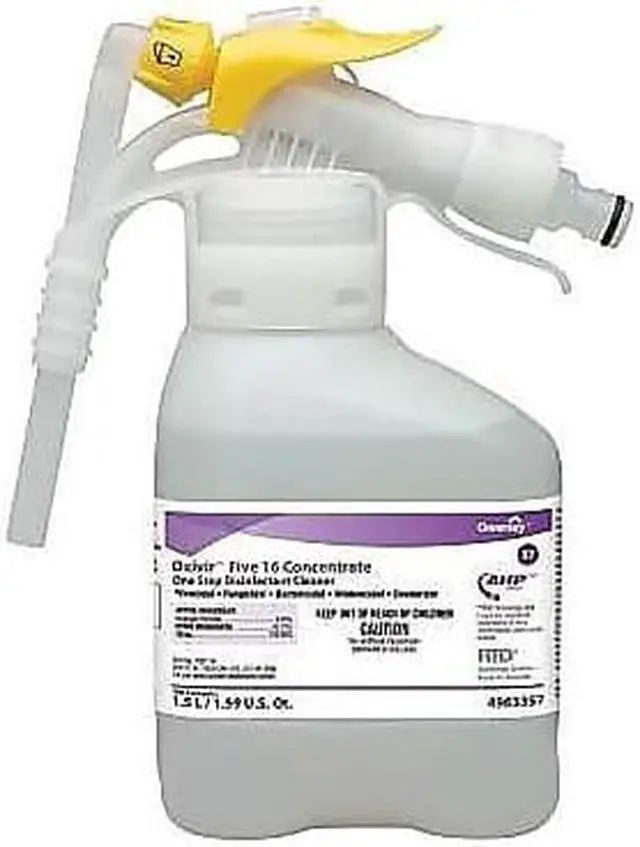 Alt view image 3 of 3 - DIVERSEY 4963357 Cleaner and Disinfectant,PK2