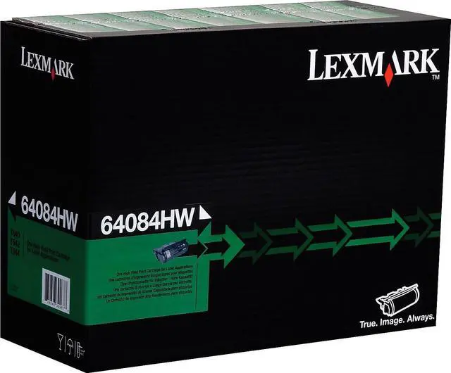 Alt view image 6 of 11 - Lexmark 64084HW High Yield Toner Cartridge - Black
