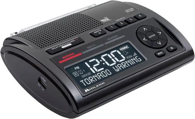 Alt view image 15 of 20 - Midland Radio Weather Alert Radio WR400