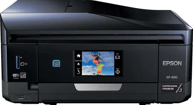 Alt view image 14 of 17 - Epson XP-830 Wireless Color Photo Printer Scanner, Copier & Fax