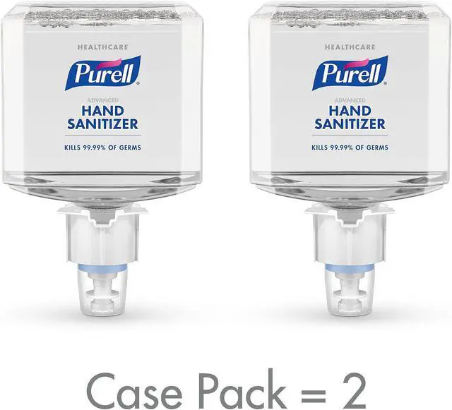 Alt view image 4 of 10 - Purell® Healthcare Advanced Unscented Foam Hand Sanitizer Refill, ES6, 40.58 Oz