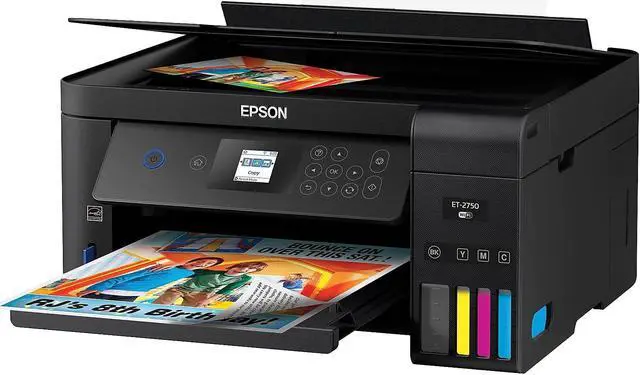 Alt view image 11 of 17 - Epson EcoTank ET-2750 Wireless All-In-One Color Supertank Printer