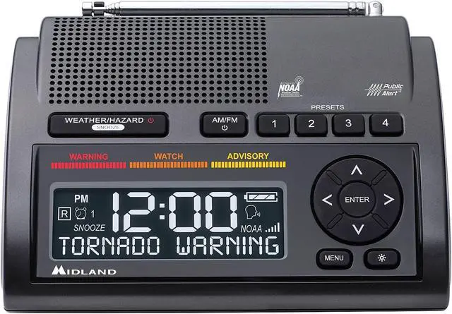 Alt view image 14 of 20 - Midland Radio Weather Alert Radio WR400