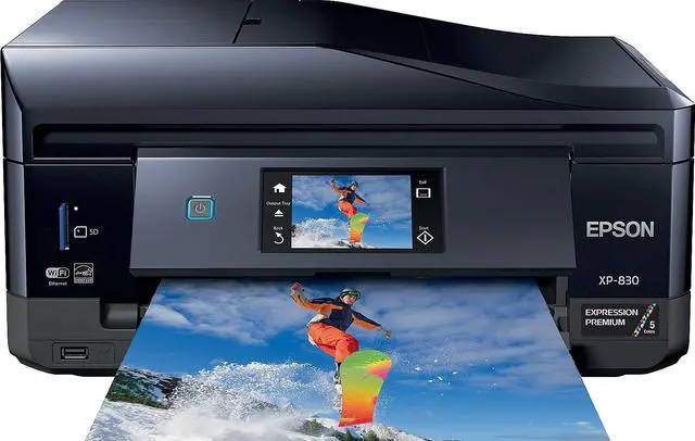 Alt view image 12 of 17 - Epson XP-830 Wireless Color Photo Printer Scanner, Copier & Fax