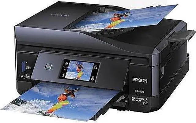 Alt view image 10 of 17 - Epson XP-830 Wireless Color Photo Printer Scanner, Copier & Fax