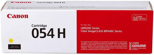 Alt view image 8 of 20 - Canon 054 Yellow Toner Cartridge High Yield 3025C001
