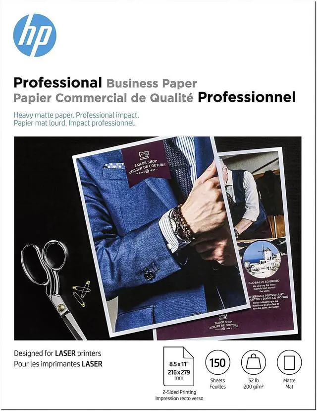 Alt view image 2 of 20 - HP Professional Business Matte Brochure Paper 4WN05A