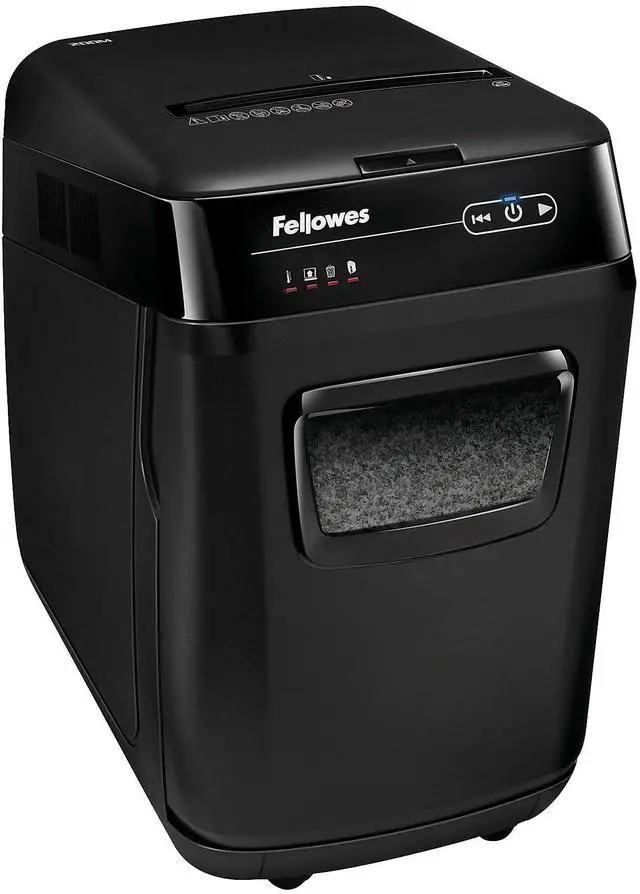 Alt view image 6 of 20 - AutoMax 200M Auto Feed Shredder 200 Sheet Capacity Black