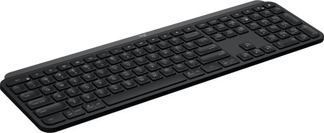 Alt view image 4 of 13 - Logitech MX Keys Advanced Wireless Illuminated Keyboard, Backlighting, Bluetooth, USB-C, Apple macOS, Microsoft Windows, Linux, iOS, Android, Metal Build - Black