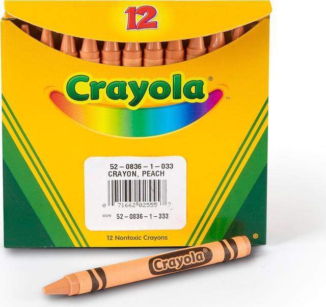 Crayola Crayons Bulk Refill - Large Size, Box of 12, Orange 52-0033-36