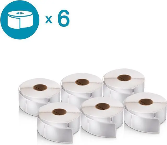 Alt view image 2 of 7 - Dymo DY LW 3/4" X 2" White Return Address Labels 500CT 6PK (30330)