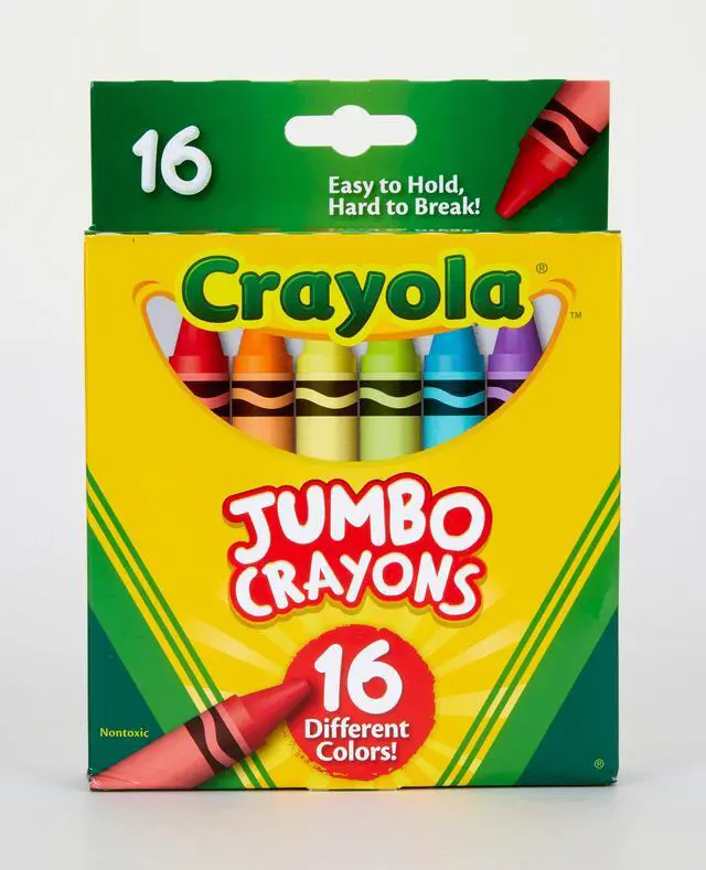 Alt view image 4 of 8 - Crayola Jumbo Crayons 16/Pack (52-0390)
