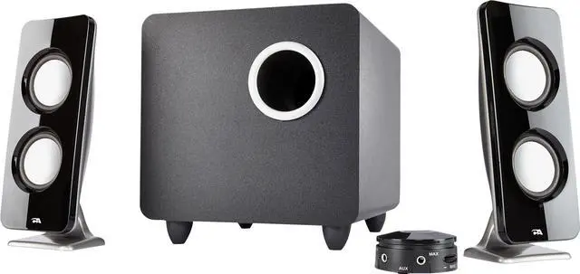 Alt view image 15 of 20 - Cyber Acoustics Curve Immersion 2.1 Speaker System - 30 W RMS