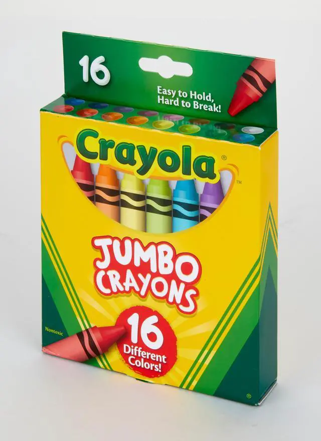 Alt view image 6 of 8 - Crayola Jumbo Crayons 16/Pack (52-0390)