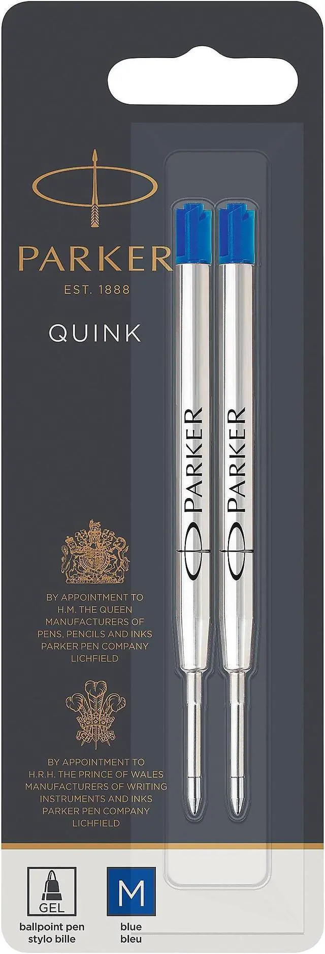 Main image of Parker Refill,Rbl,Gel,Med,Be,2pk 1950364