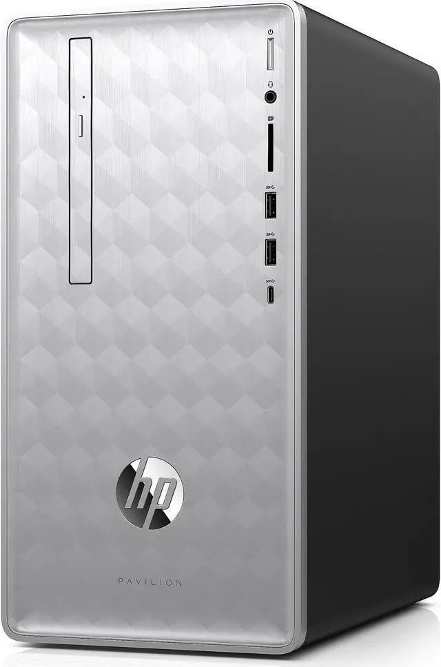 Alt view image 3 of 5 - HP Desktop Computer Pavilion 590-p0070 Intel Core i7-8700 12GB DDR4 1TB HDD Intel UHD Graphics 630 Windows 10 Home 64-Bit