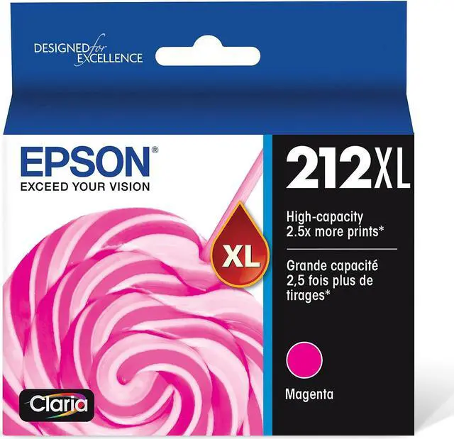 Alt view image 2 of 10 - Epson T212 Ink Cartridge - Magenta - Inkjet - High Yield